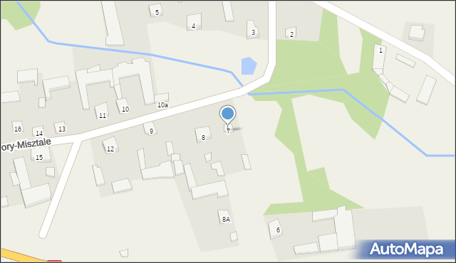 Tybory-Misztale, Tybory-Misztale, 7, mapa Tybory-Misztale