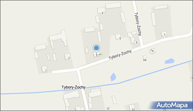 Tybory-Żochy, Tybory-Żochy, 3, mapa Tybory-Żochy