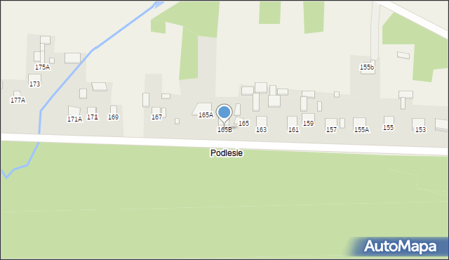 Tychów Stary, Tychów Stary, 165B, mapa Tychów Stary