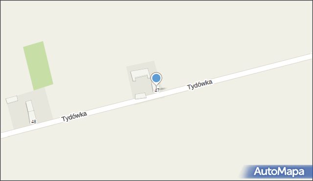 Tydówka, Tydówka, 47, mapa Tydówka