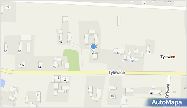 Tylewice, Tylewice, 67, mapa Tylewice