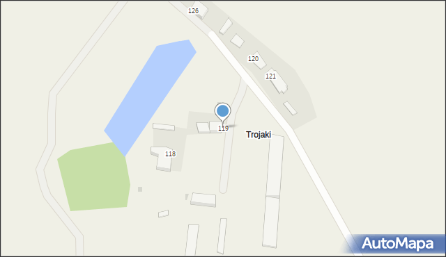 Tylice, Tylice, 119, mapa Tylice