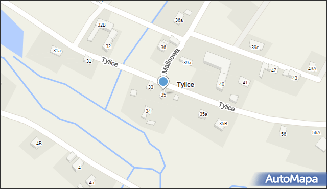 Tylice, Tylice, 35, mapa Tylice