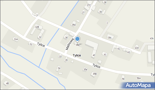 Tylice, Tylice, 39a, mapa Tylice