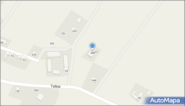 Tylice, Tylice, 44b, mapa Tylice