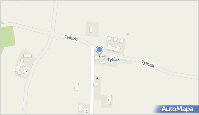 Tyliczki, Tyliczki, 6, mapa Tyliczki