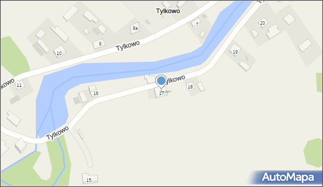 Tylkowo, Tylkowo, 17, mapa Tylkowo