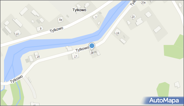 Tylkowo, Tylkowo, 18, mapa Tylkowo