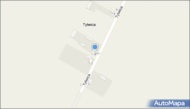 Tylwica, Tylwica, 4, mapa Tylwica