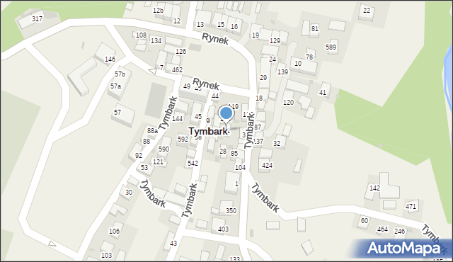 Tymbark, Tymbark, 11, mapa Tymbark