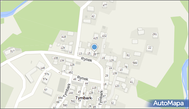 Tymbark, Tymbark, 16, mapa Tymbark