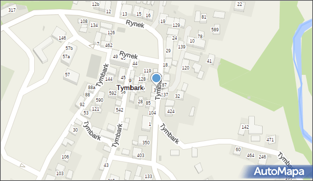 Tymbark, Tymbark, 36, mapa Tymbark