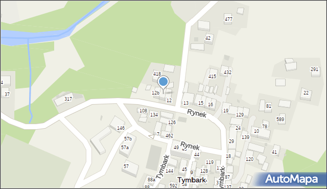 Tymbark, Tymbark, 438, mapa Tymbark