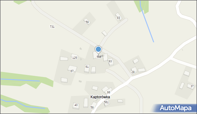 Tymbark, Tymbark, 598, mapa Tymbark