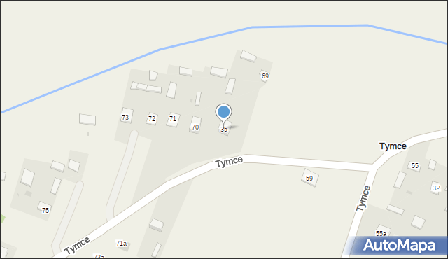 Tymce, Tymce, 35, mapa Tymce