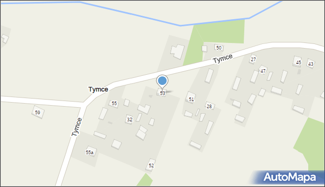 Tymce, Tymce, 53, mapa Tymce