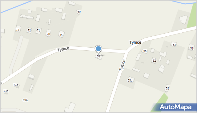 Tymce, Tymce, 59, mapa Tymce