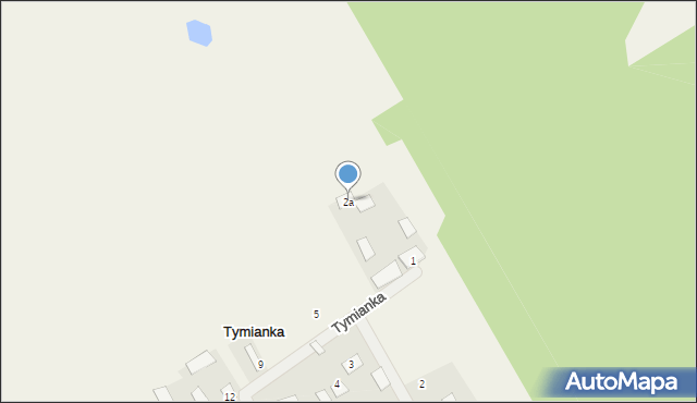 Tymianka, Tymianka, 2a, mapa Tymianka