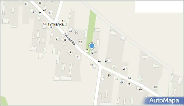 Tymianka, Tymianka, 24, mapa Tymianka