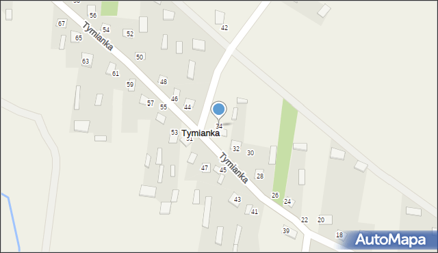 Tymianka, Tymianka, 34, mapa Tymianka