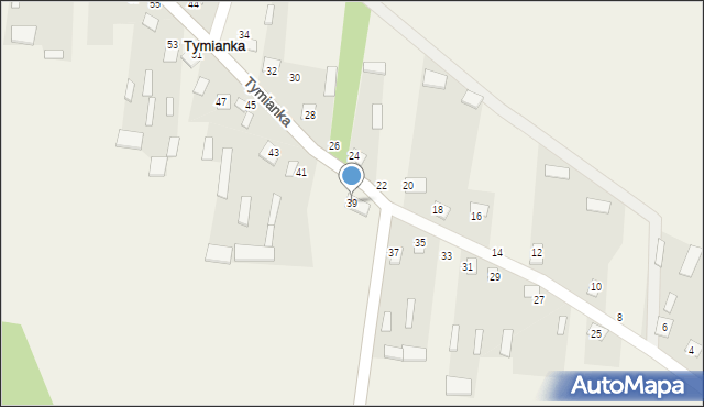 Tymianka, Tymianka, 39, mapa Tymianka