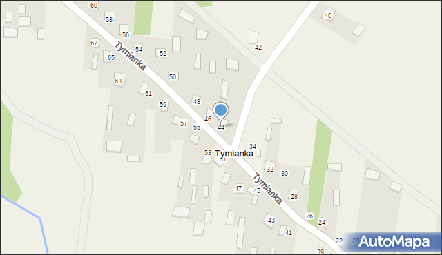 Tymianka, Tymianka, 44, mapa Tymianka