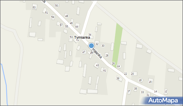 Tymianka, Tymianka, 45, mapa Tymianka