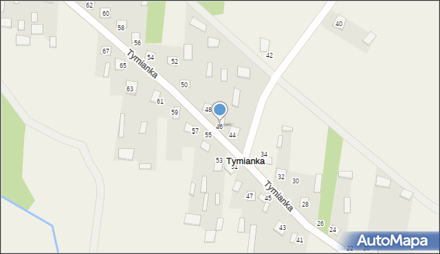 Tymianka, Tymianka, 46, mapa Tymianka