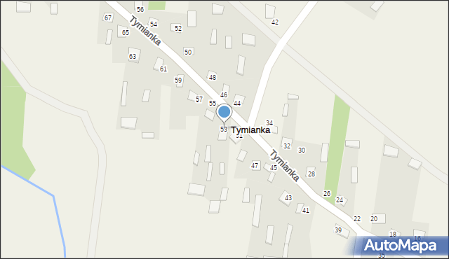 Tymianka, Tymianka, 53, mapa Tymianka