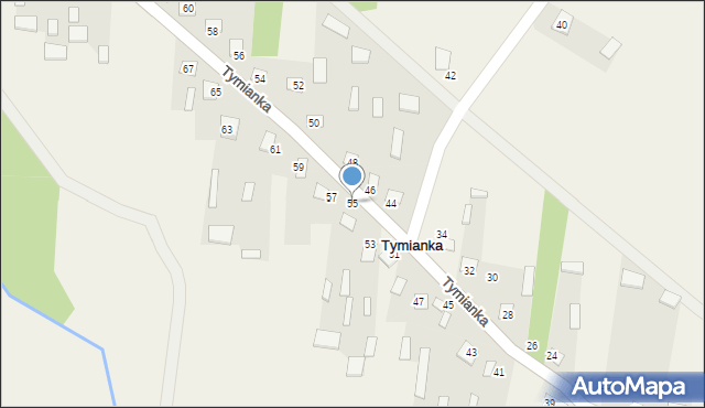 Tymianka, Tymianka, 55, mapa Tymianka
