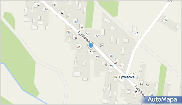 Tymianka, Tymianka, 61, mapa Tymianka