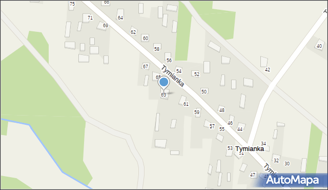 Tymianka, Tymianka, 63, mapa Tymianka