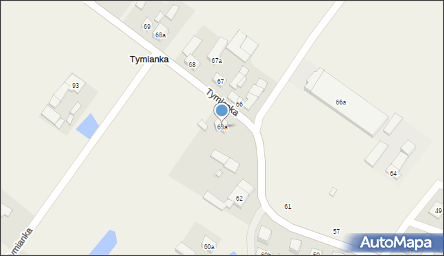 Tymianka, Tymianka, 63a, mapa Tymianka