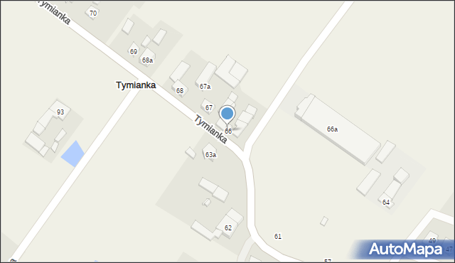 Tymianka, Tymianka, 66, mapa Tymianka