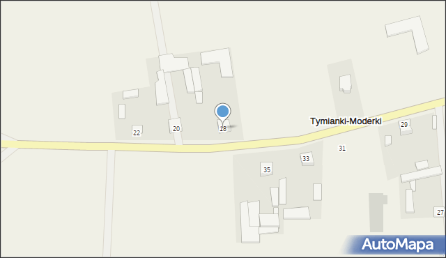 Tymianki-Moderki, Tymianki-Moderki, 18, mapa Tymianki-Moderki