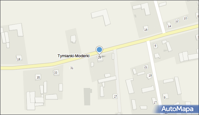 Tymianki-Moderki, Tymianki-Moderki, 29, mapa Tymianki-Moderki