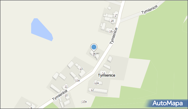 Tymienice, Tymienice, 15, mapa Tymienice