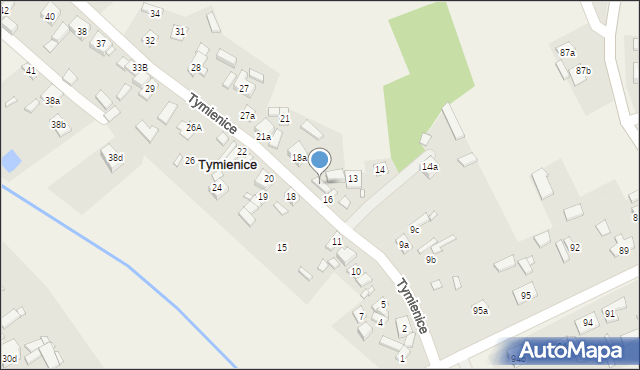 Tymienice, Tymienice, 17, mapa Tymienice