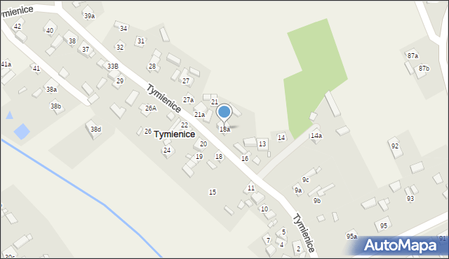 Tymienice, Tymienice, 18a, mapa Tymienice