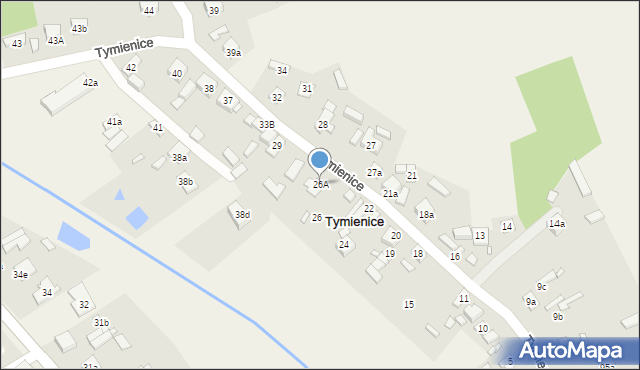 Tymienice, Tymienice, 26A, mapa Tymienice