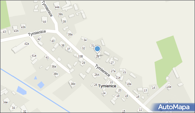 Tymienice, Tymienice, 28, mapa Tymienice