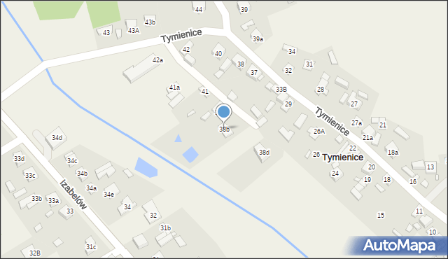 Tymienice, Tymienice, 38b, mapa Tymienice