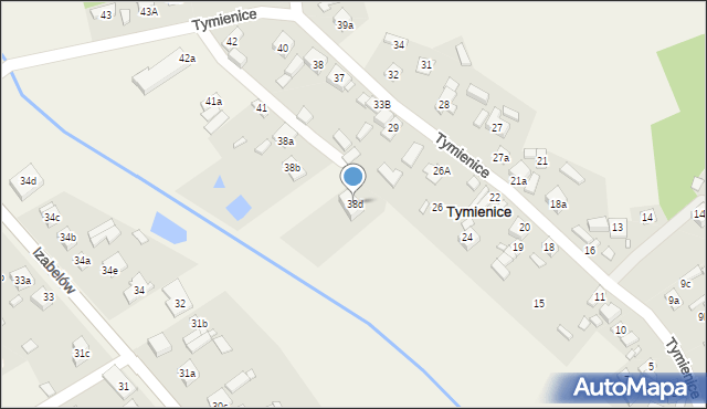 Tymienice, Tymienice, 38d, mapa Tymienice