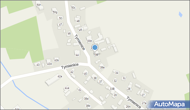 Tymienice, Tymienice, 39c, mapa Tymienice