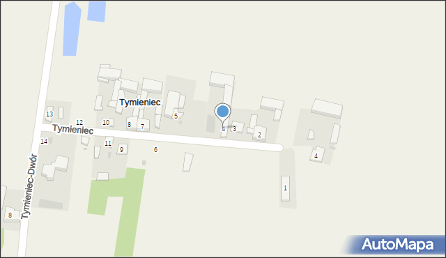 Tymieniec, Tymieniec, 4, mapa Tymieniec