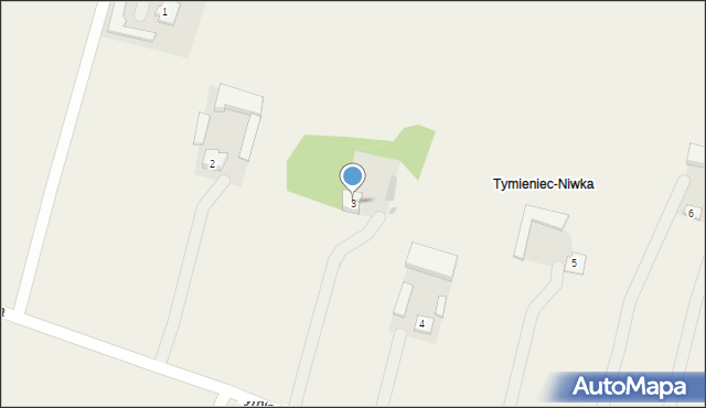 Tymieniec, Tymieniec-Niwka, 3, mapa Tymieniec