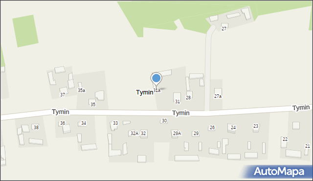 Tymin, Tymin, 31a, mapa Tymin