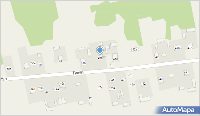 Tymin, Tymin, 46b, mapa Tymin