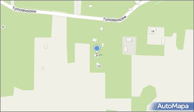 Tymoteuszew, Tymoteuszew, 2f, mapa Tymoteuszew