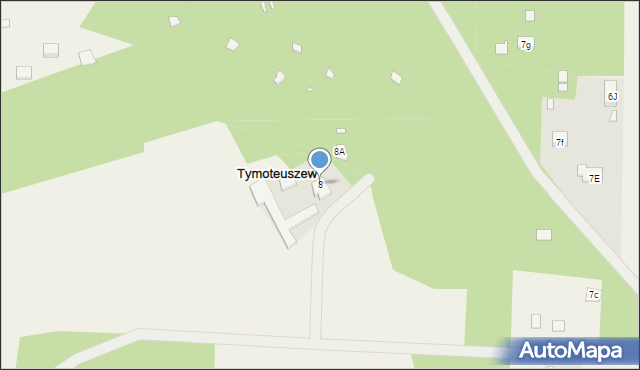 Tymoteuszew, Tymoteuszew, 8, mapa Tymoteuszew